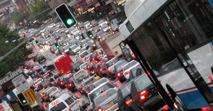 Melbourne's traffic congestion