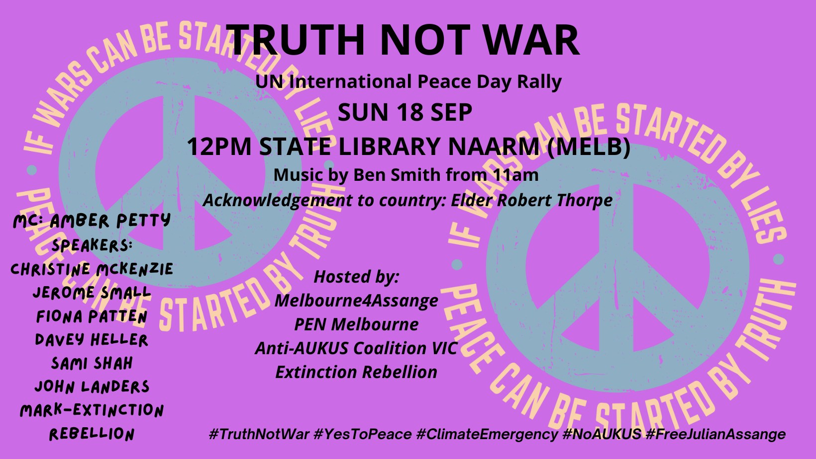 UN International Peace Day Rally